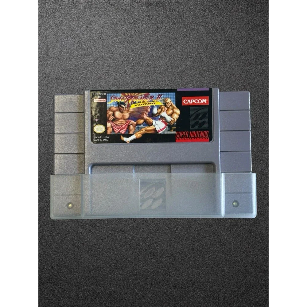 Street Fighter II Turbo (Super Nintendo SNES, 1993) CIB Complete Box Game Manual